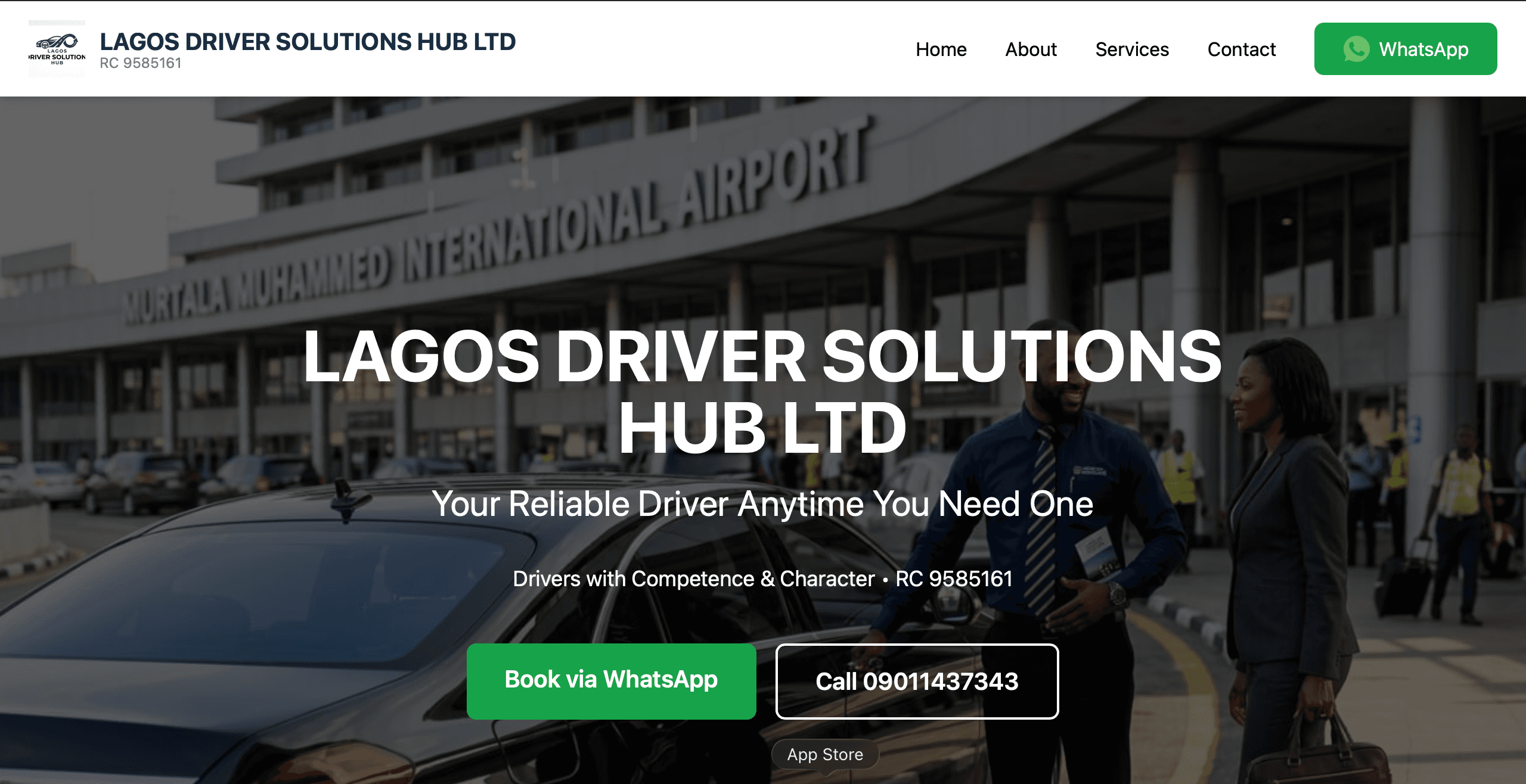 Lagos Driver Solutions Hub Website